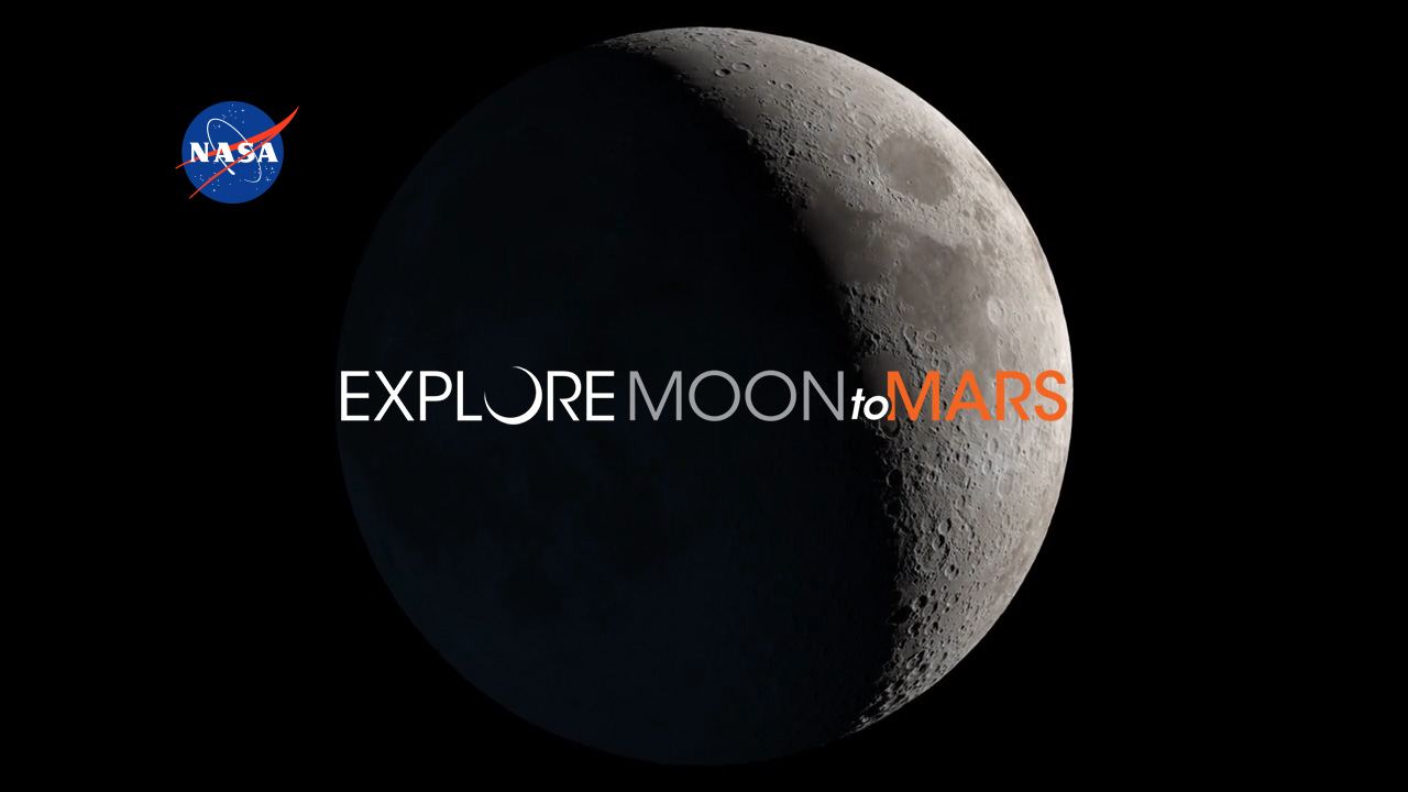NASA Moon and Mars