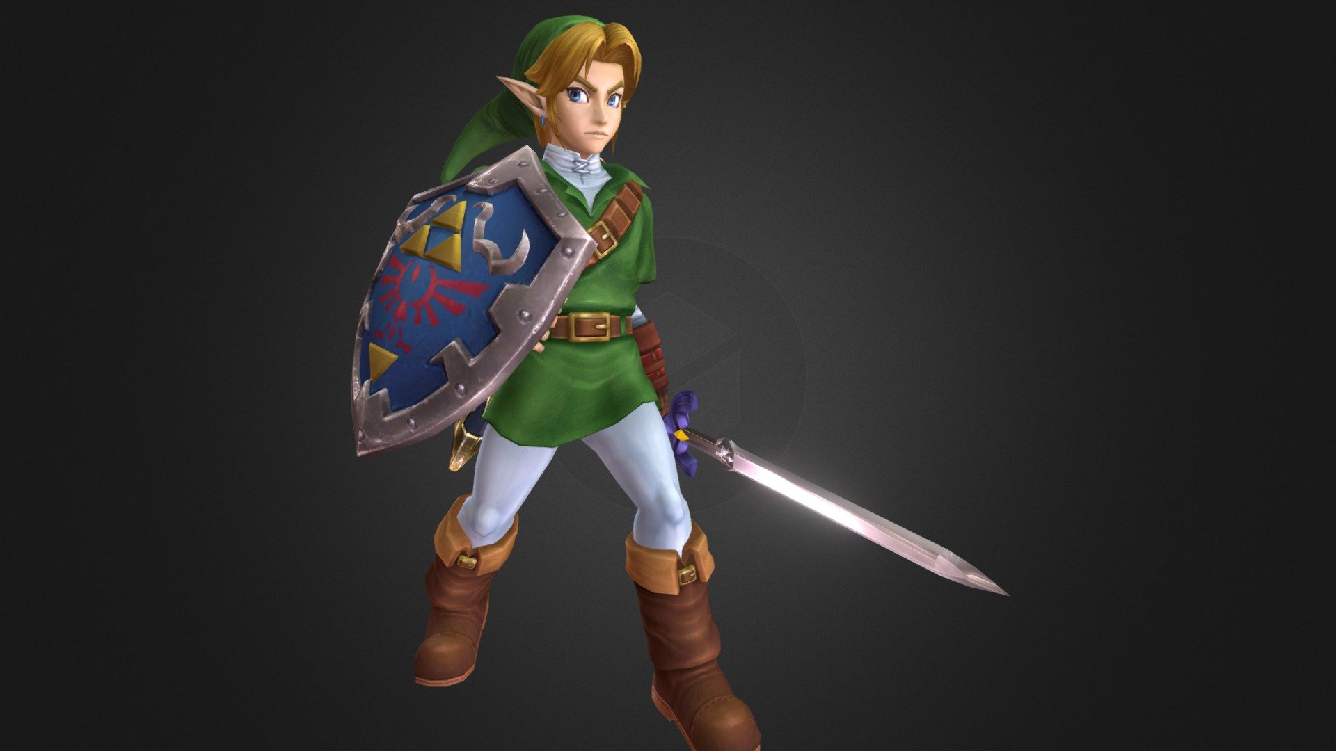 Ocarina of Time Link - Download Free 3D model by projectmgame (@projectmgame) - Sketchfab