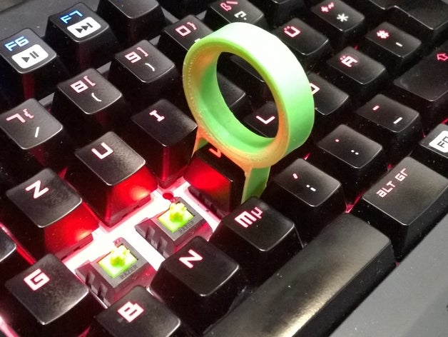 Keycap remover for Razer BlackWidow keyboard  by 4ndreas - Thingiverse